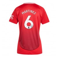 Maglie da calcio Manchester United Lisandro Martinez #6 Prima Maglia Femminile 2024-25 Manica Corta